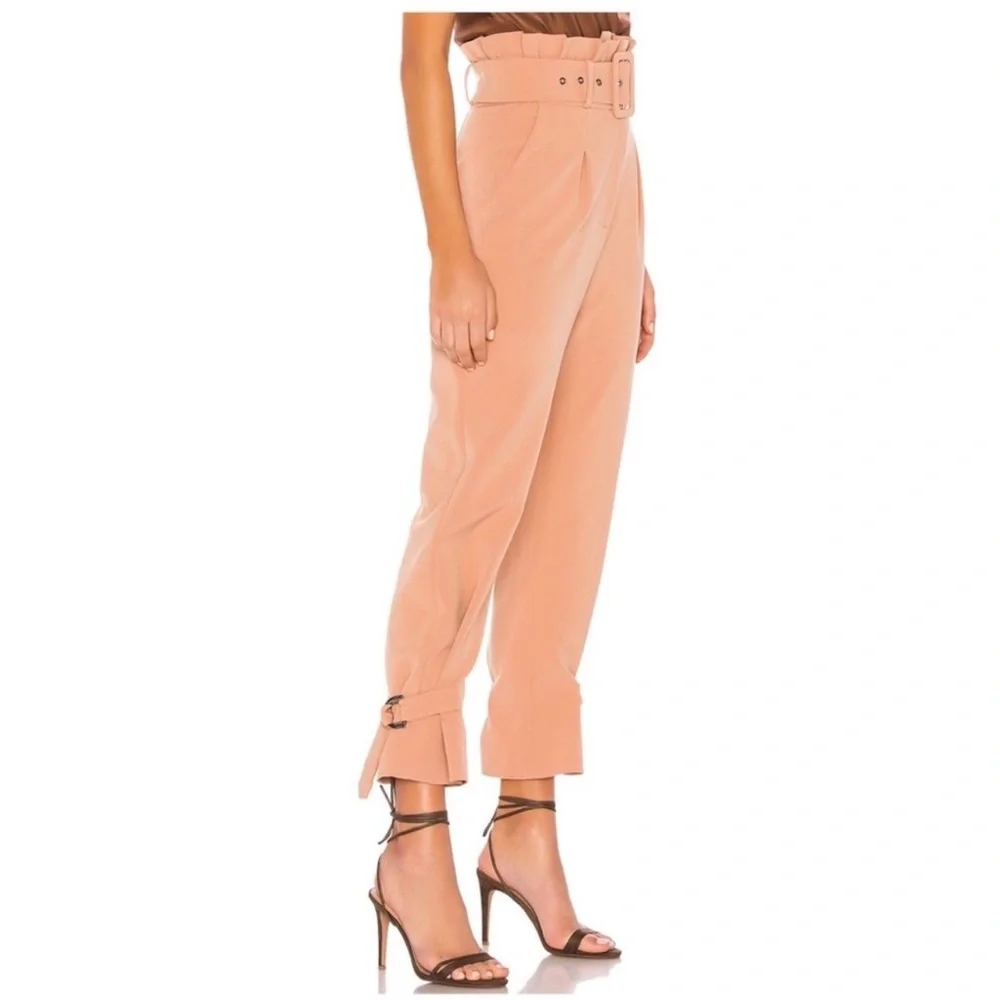 LOVERS + FRIENDS Rafaella Ruffle Paperbag Waist Pants_3